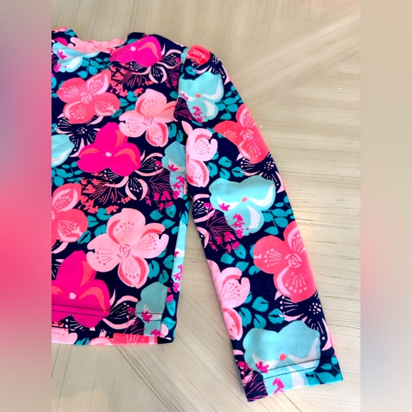 EUC - Carter’s Just One You Toddler Girls Bright Floral Rash Guard Shirt - Sz 5T - Picture 8 of 10